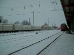 233+145 mit einem Containerzug nach Berlin.